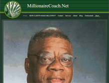 Tablet Screenshot of millionairecoach.net